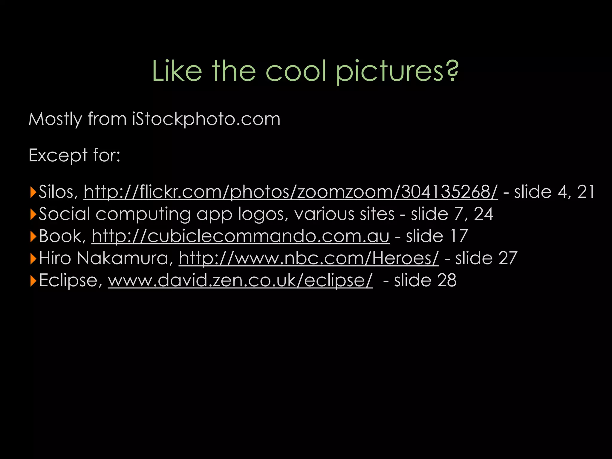 Liberate your control freaks