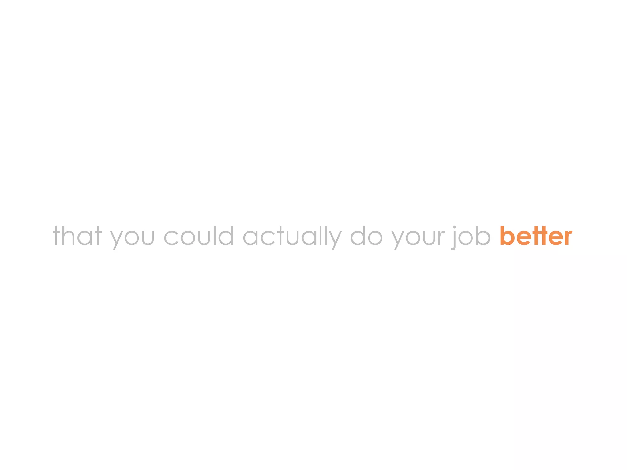 Liberate your control freaks