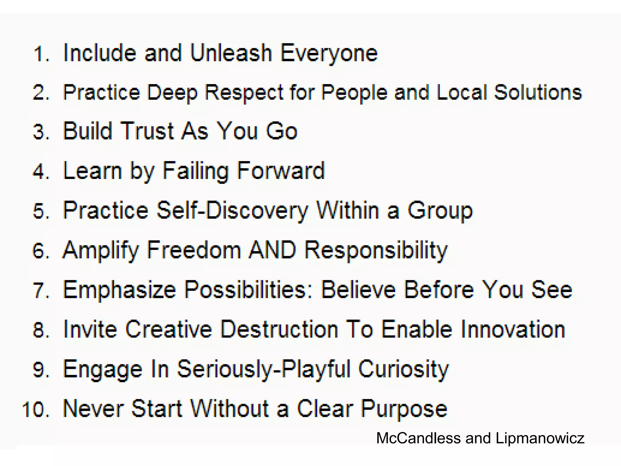 McCandless and Lipmanowicz
 