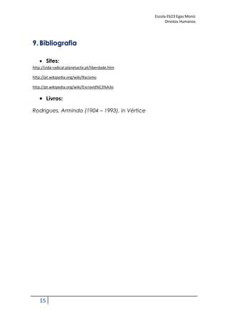 Direitos Humanos, a liberdade