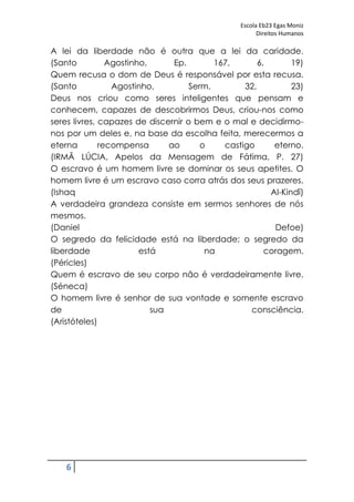 Direitos Humanos, a liberdade