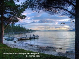 Liberdade é escolher por nós próprios… Leonardo João 
