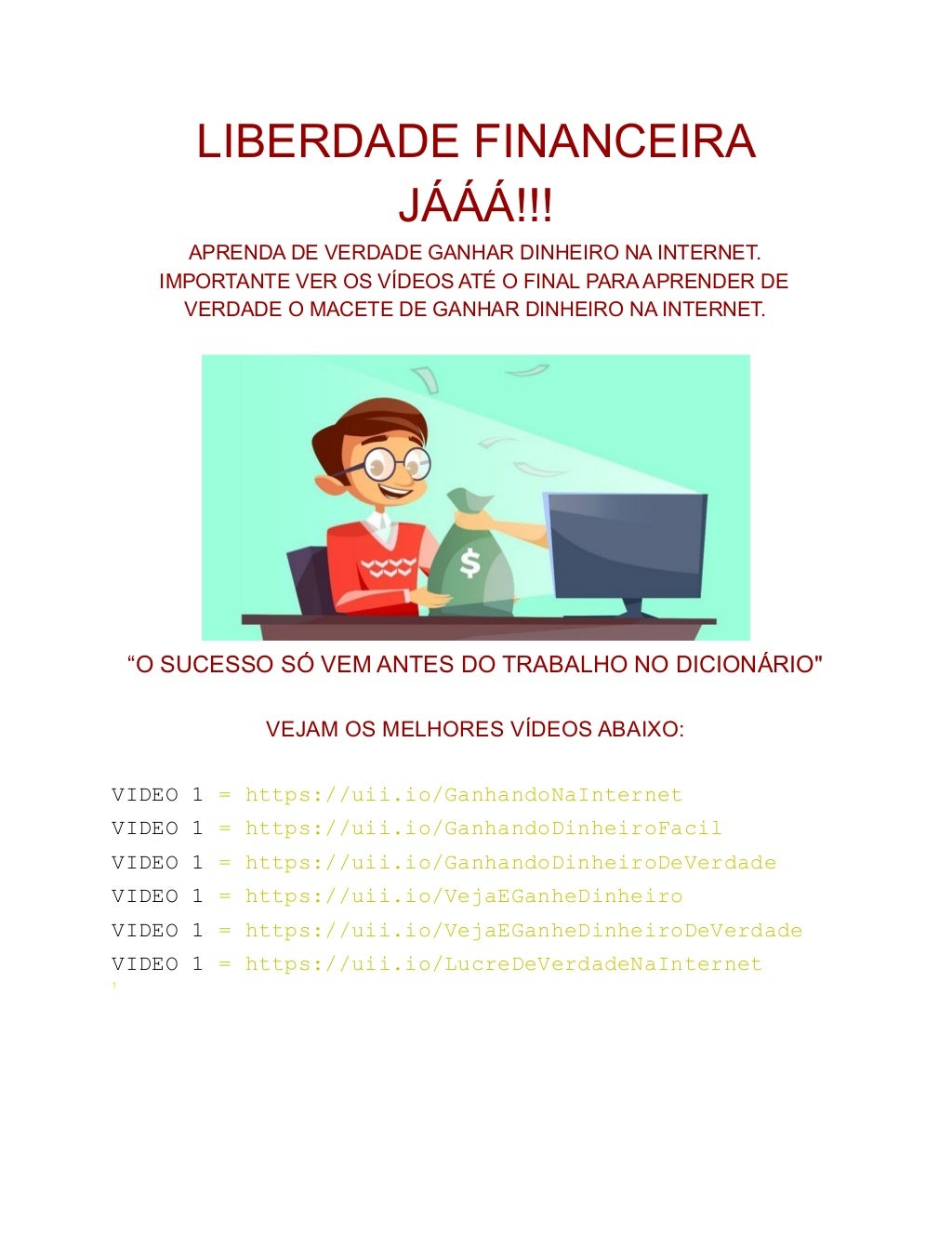 Formas Reais da Lucrar na PDF