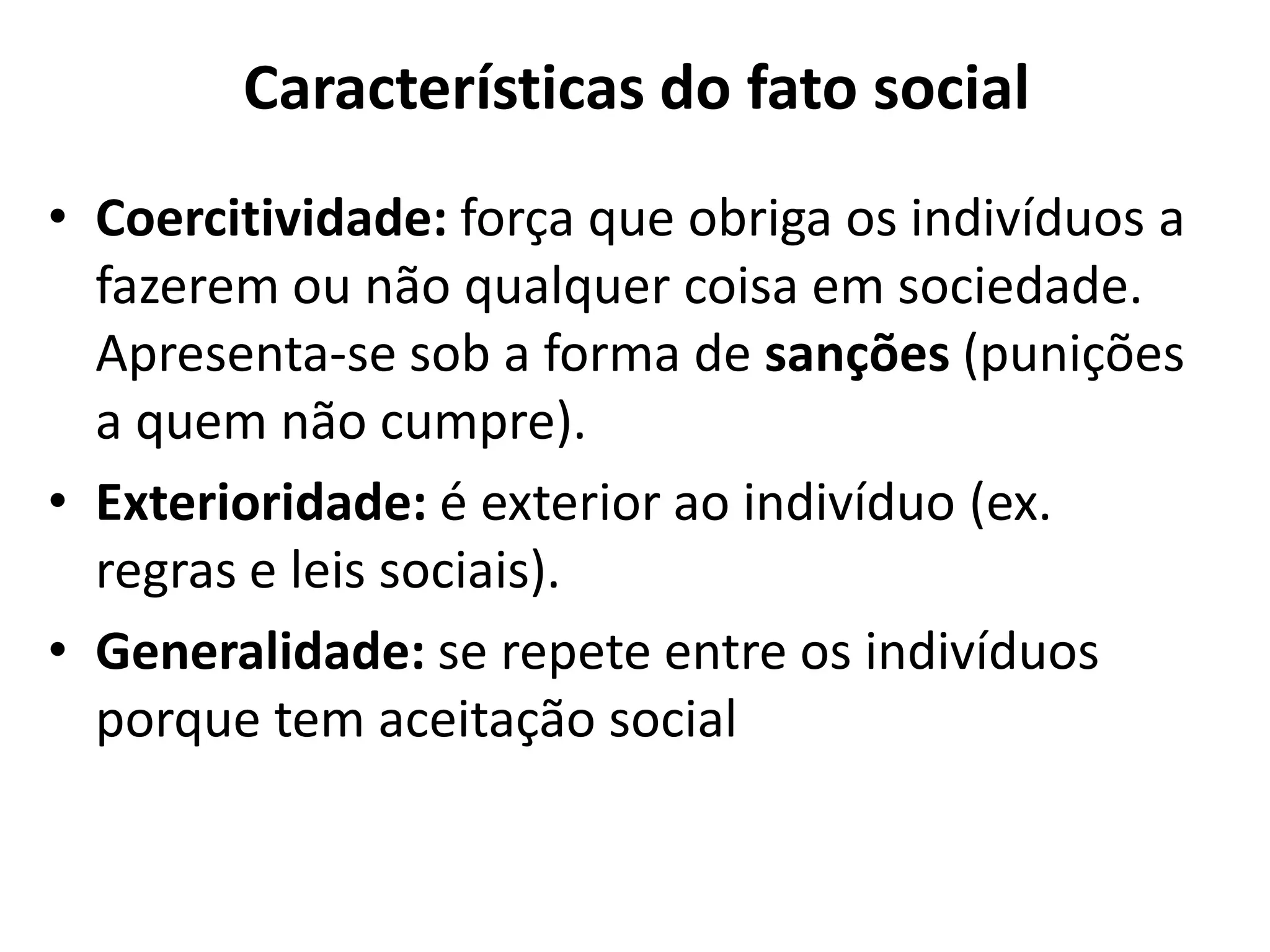 Liberdades individuais e coerção social | PPT
