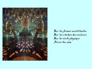 Sur les formes scintillantes
Sur les cloches des couleurs
Sur la vérité physique
J'écris ton nom
 