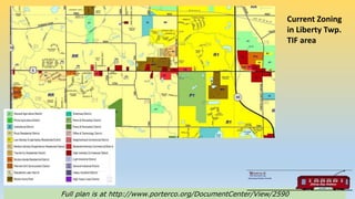 Full plan is at http://www.porterco.org/DocumentCenter/View/2590
Current Zoning
in Liberty Twp.
TIF area
 