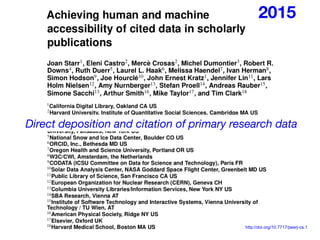 repositories roadmap scholarly