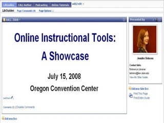LibGuides - AALL 2008