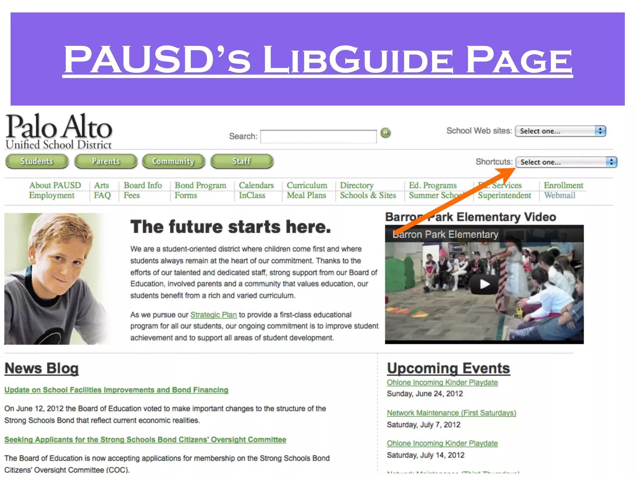 PAUSD’s LibGuide Page
 