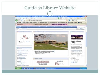 Guide as Library Website 