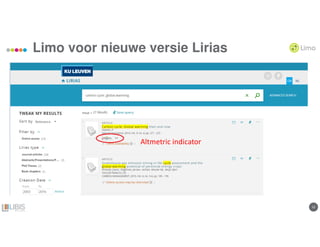 1212
Limo voor nieuwe versie Lirias
Altmetric indicator
 