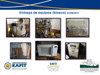 Entrega de equipos (kiosco) 07/09/2011