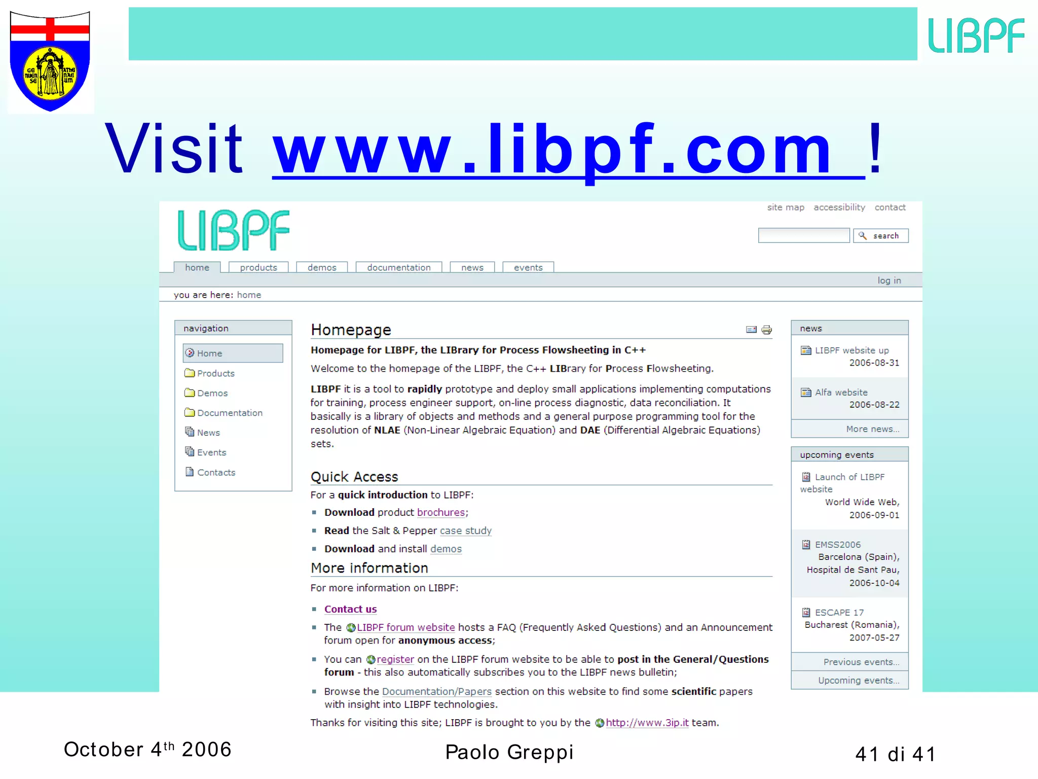 Visit  www.libpf.com  ! 