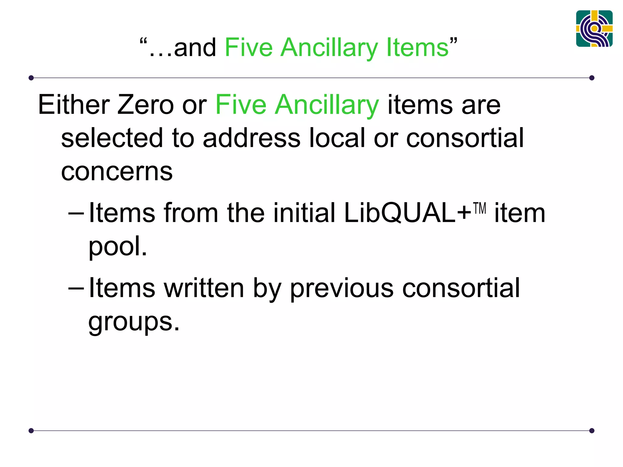 LibQUAL+ Survey Introduction | PPT