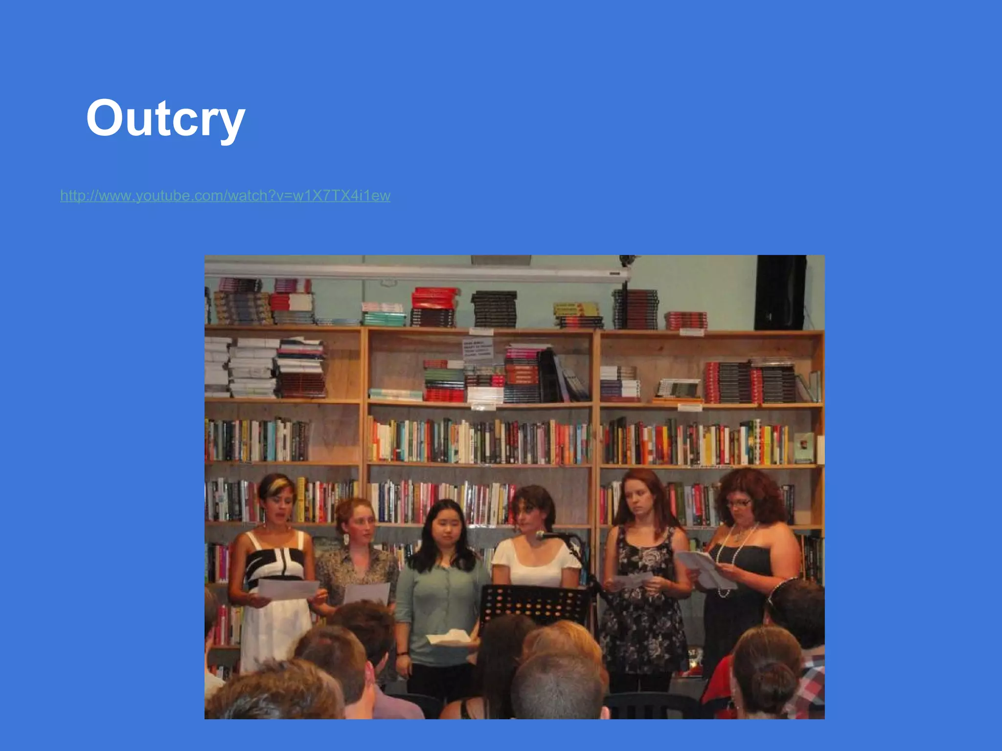 Outcry
http://www.youtube.com/watch?v=w1X7TX4i1ew

 