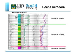 Formação Itapema
1 BRSA 0369A RJS
Rocha Geradora
Formação Camboriu
Formação Piçarras
 