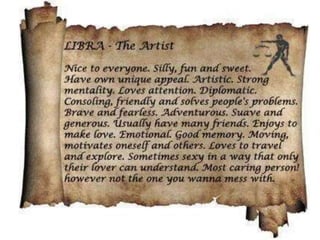 Facts And Sayings About Libra