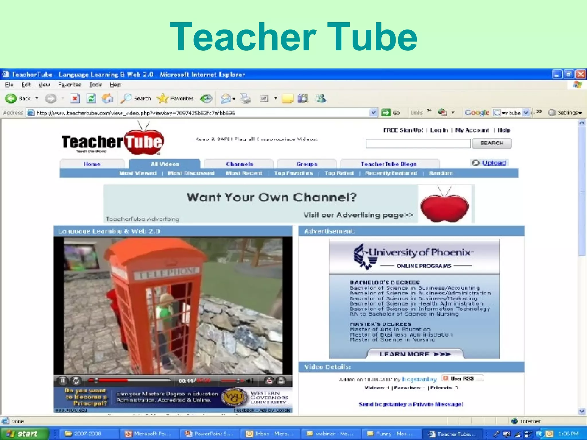 Teacher Tube 
