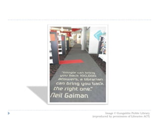 Image credit: Gungahlin Public Library
(reproduced by permission of Libraries ACT)
Image © Gungahlin Public Library
(reproduced by permission of Libraries ACT)
 