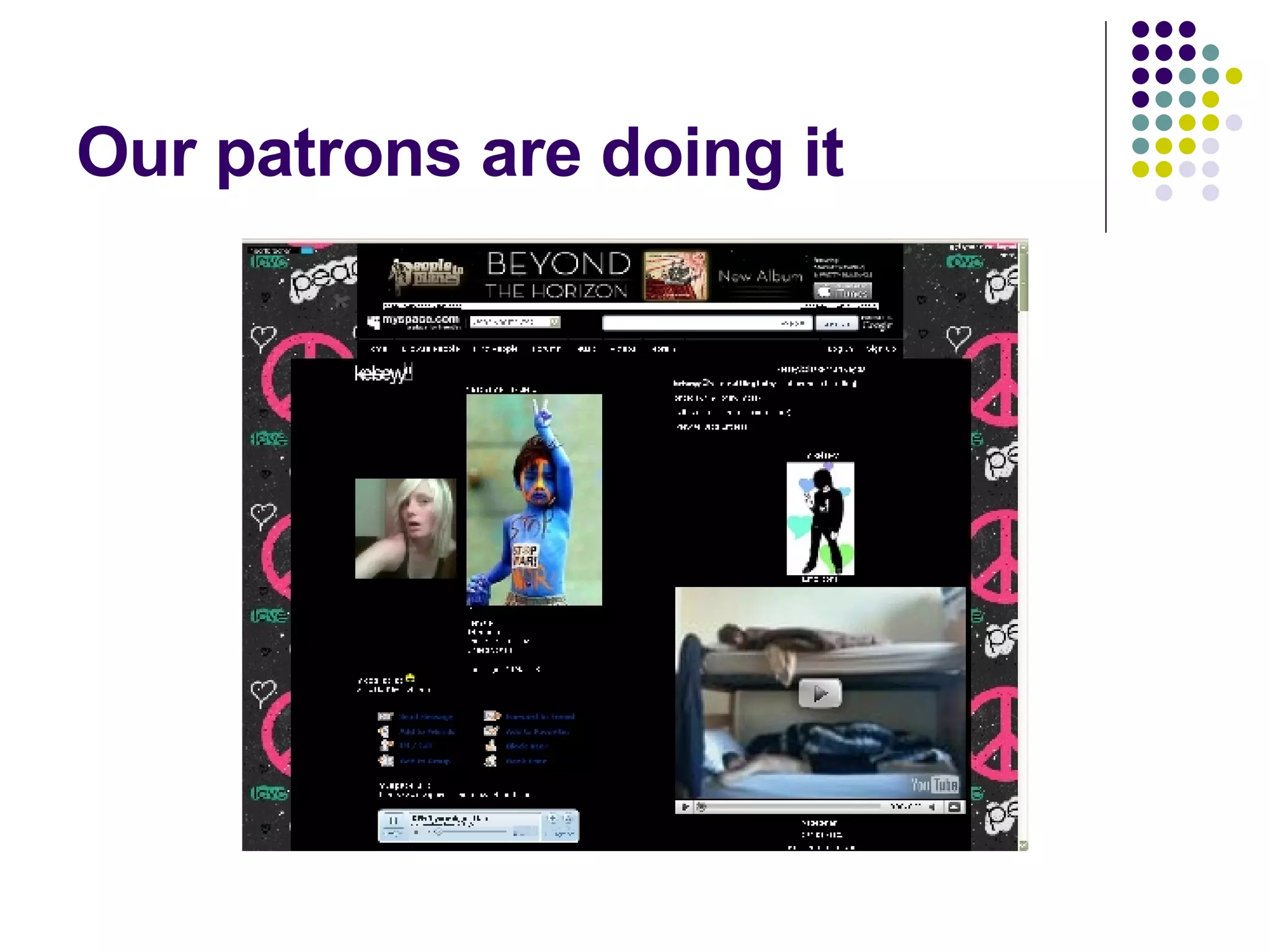 Our patrons are doing it 
