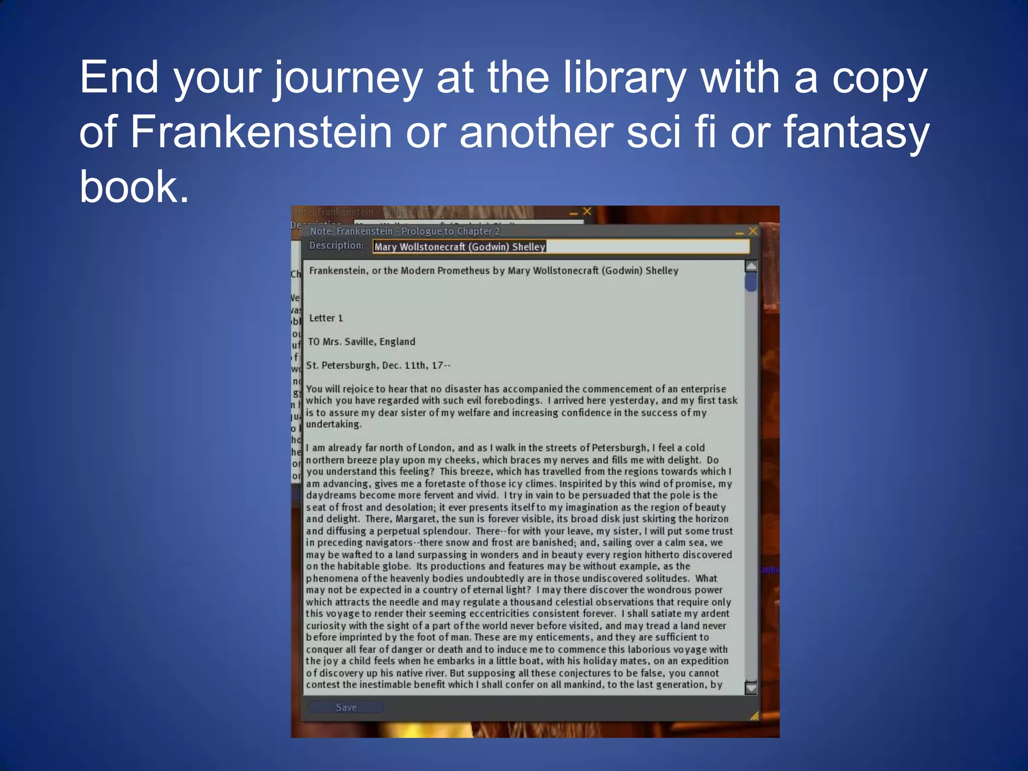 Libraries And Second Life