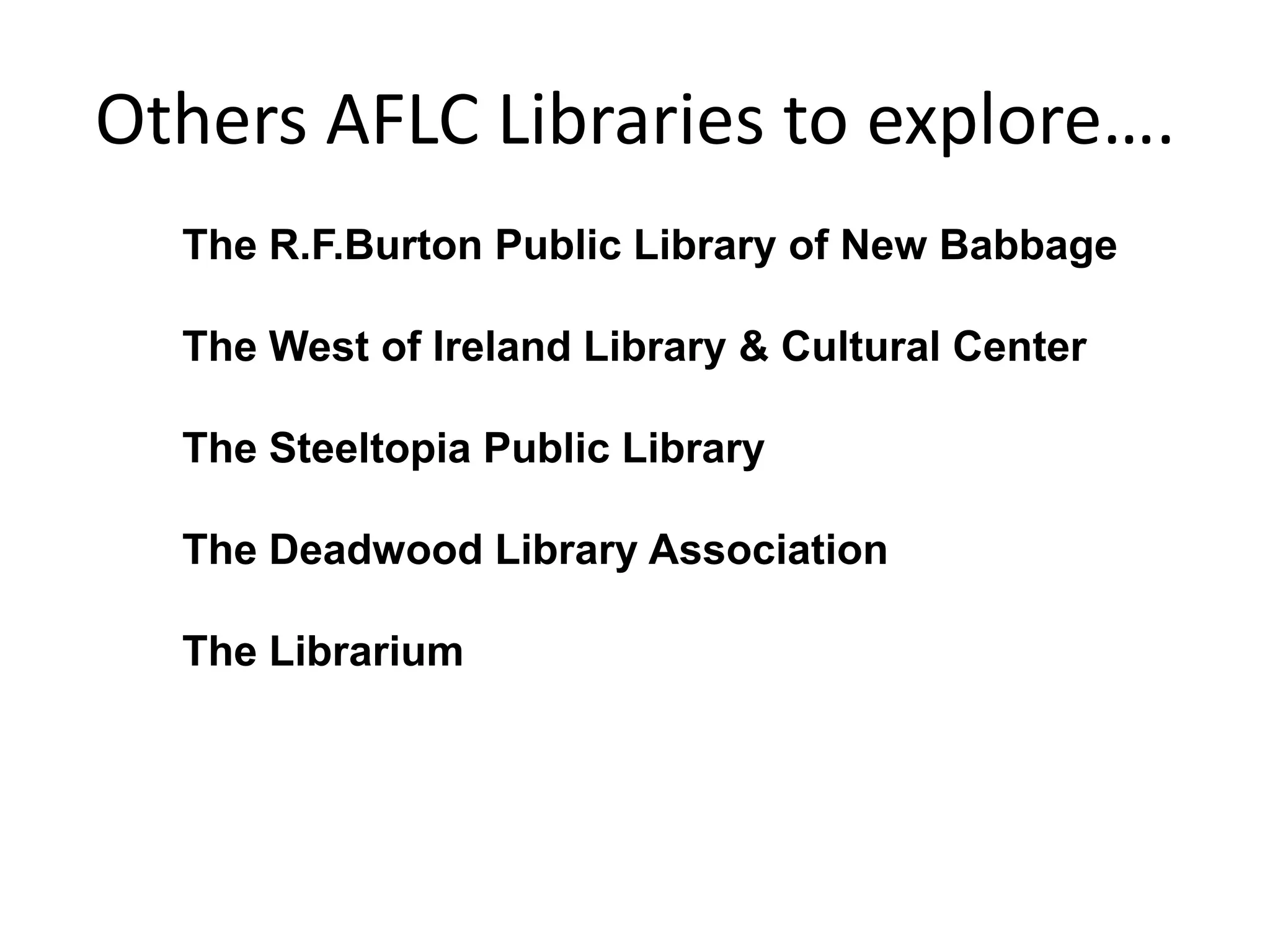 Libraries And Second Life