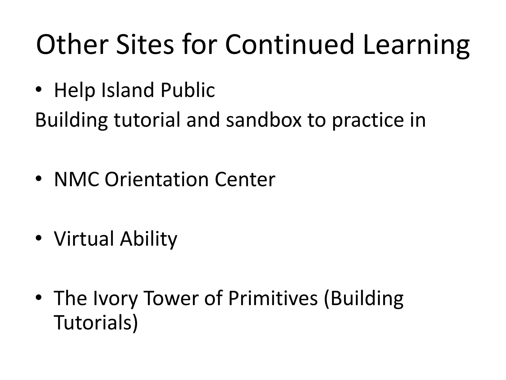 Libraries And Second Life