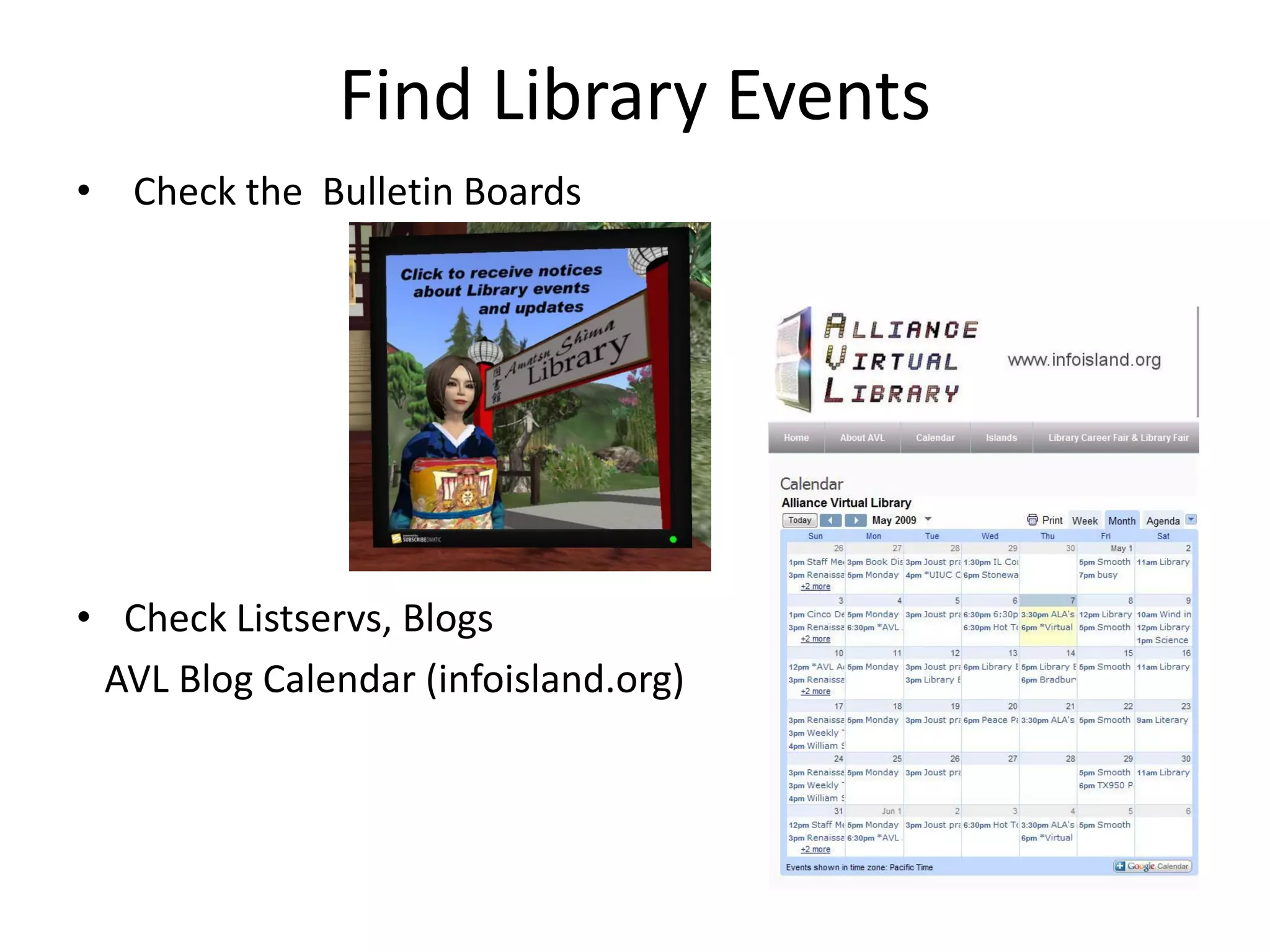 Libraries And Second Life