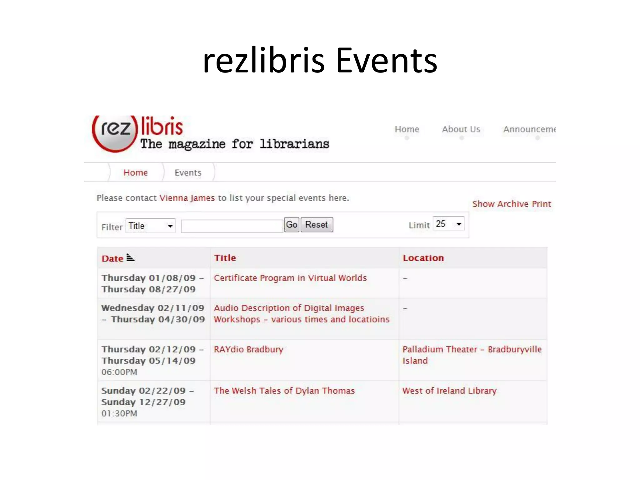 Libraries And Second Life