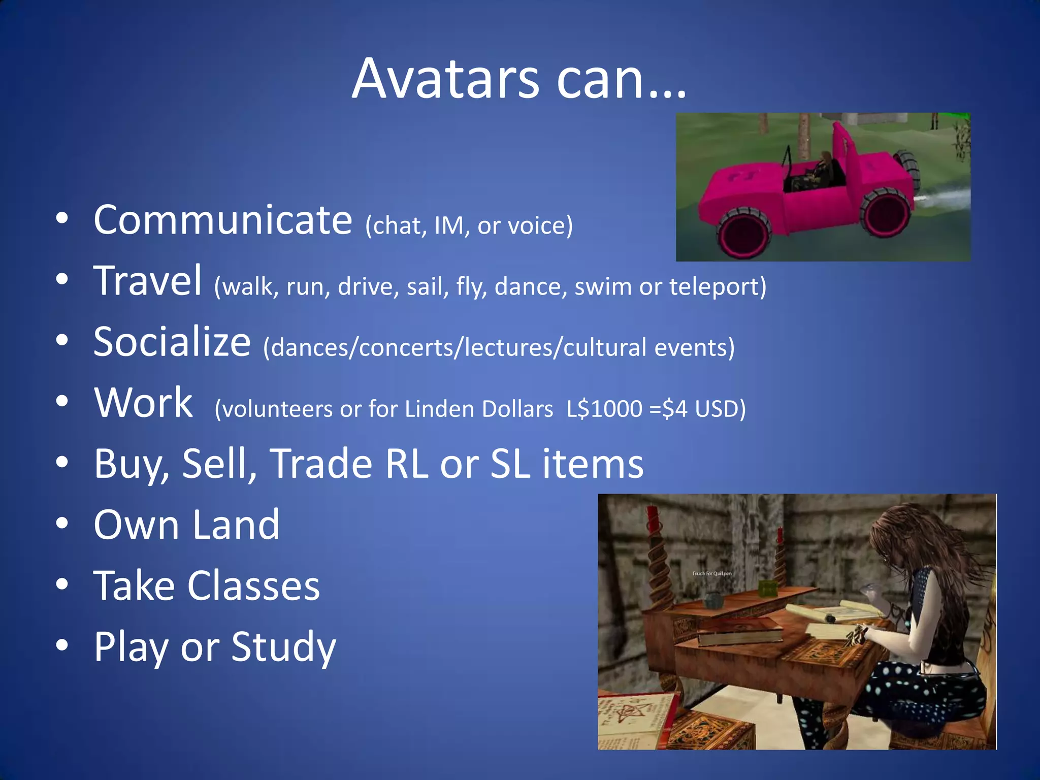 Libraries And Second Life