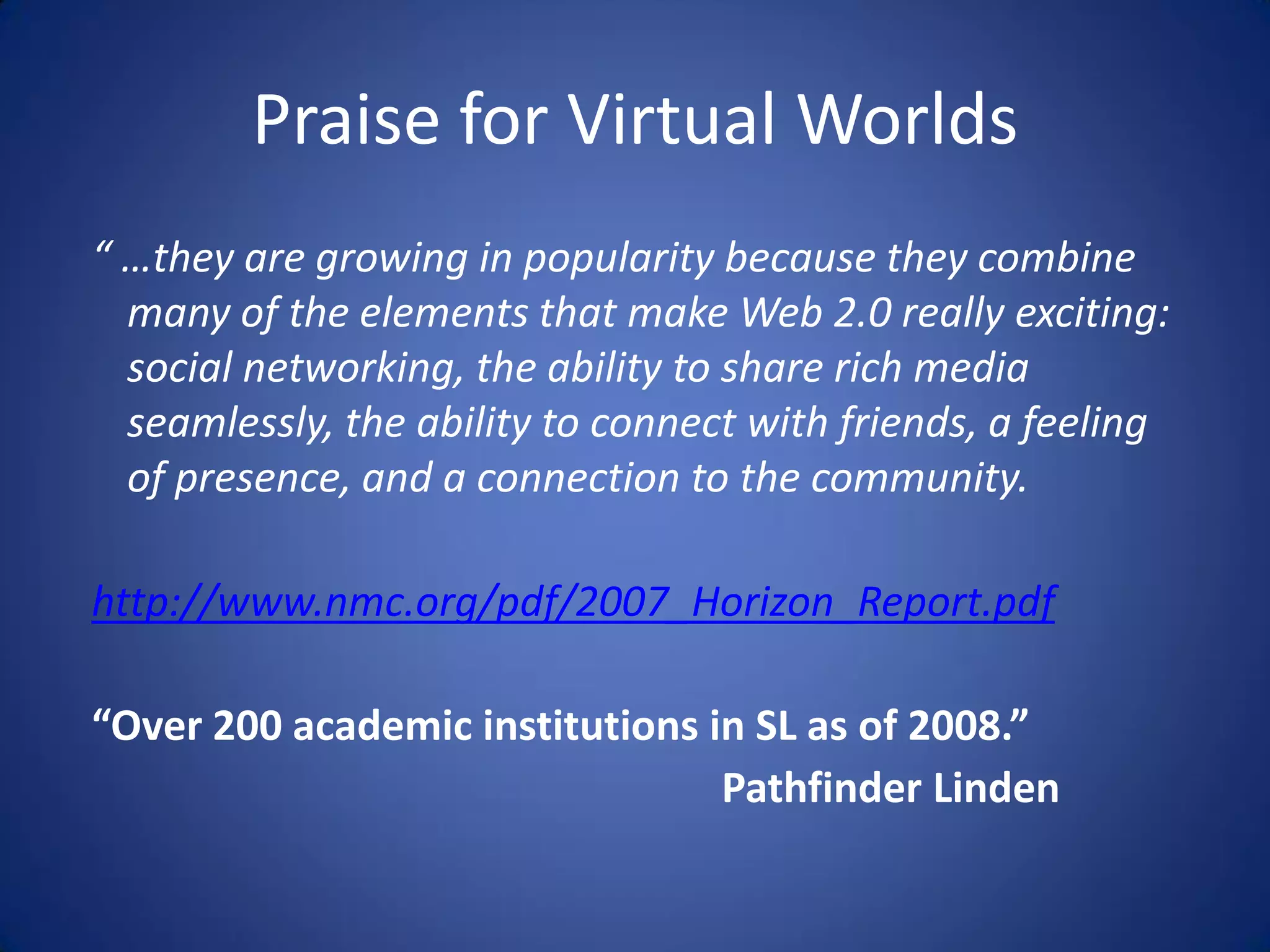 Libraries And Second Life