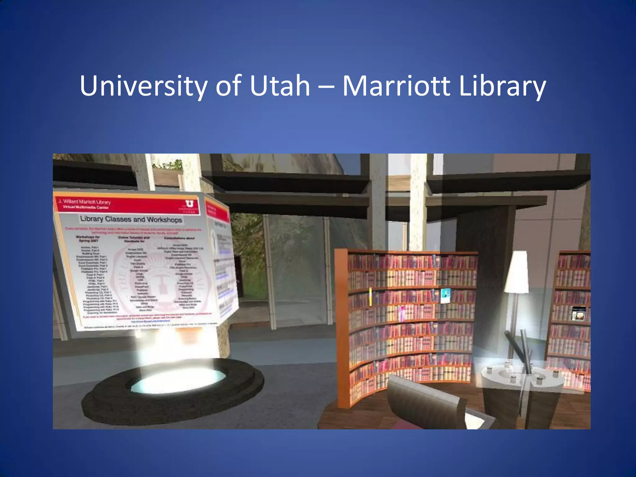 Libraries And Second Life