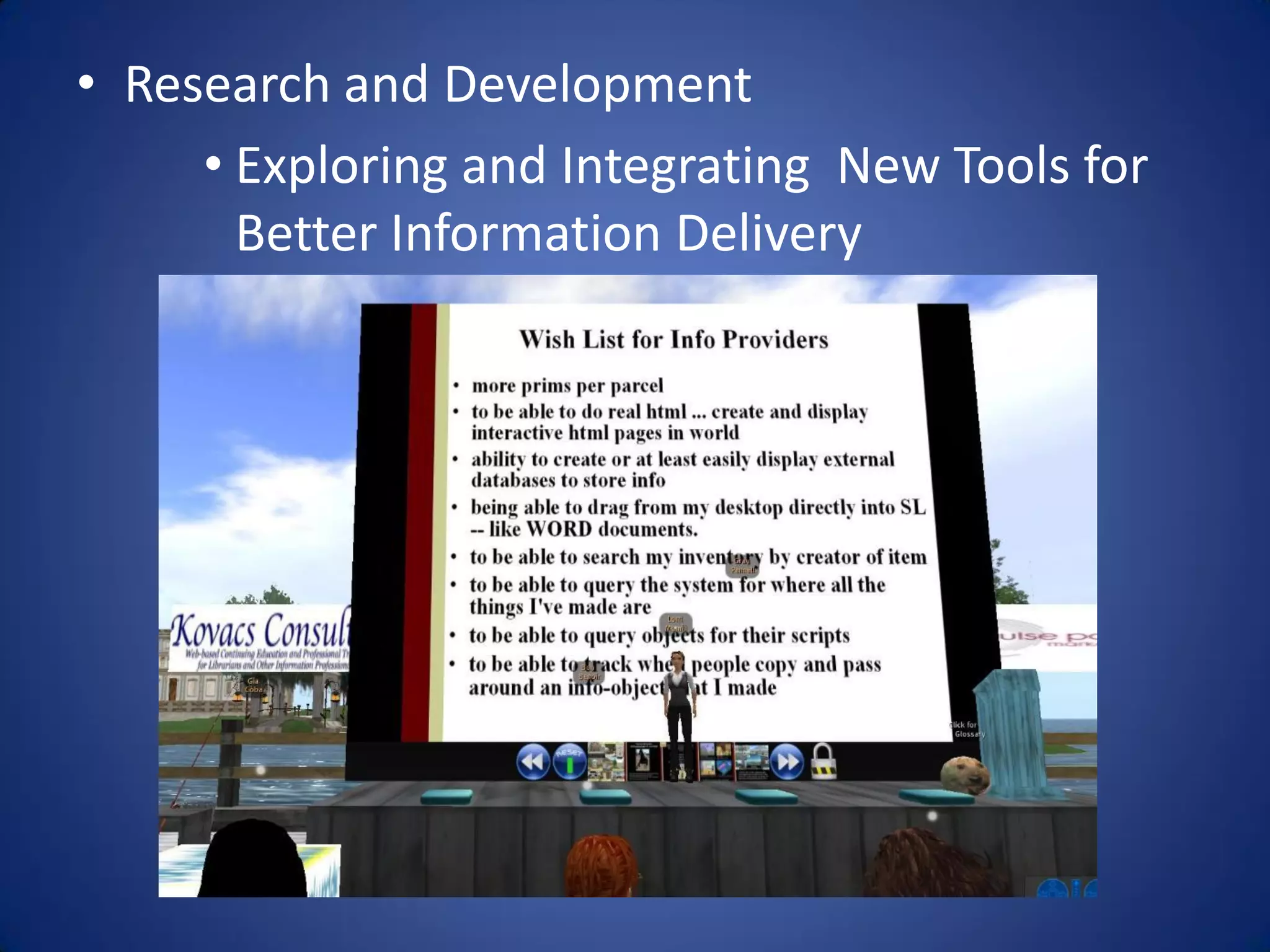 Libraries And Second Life