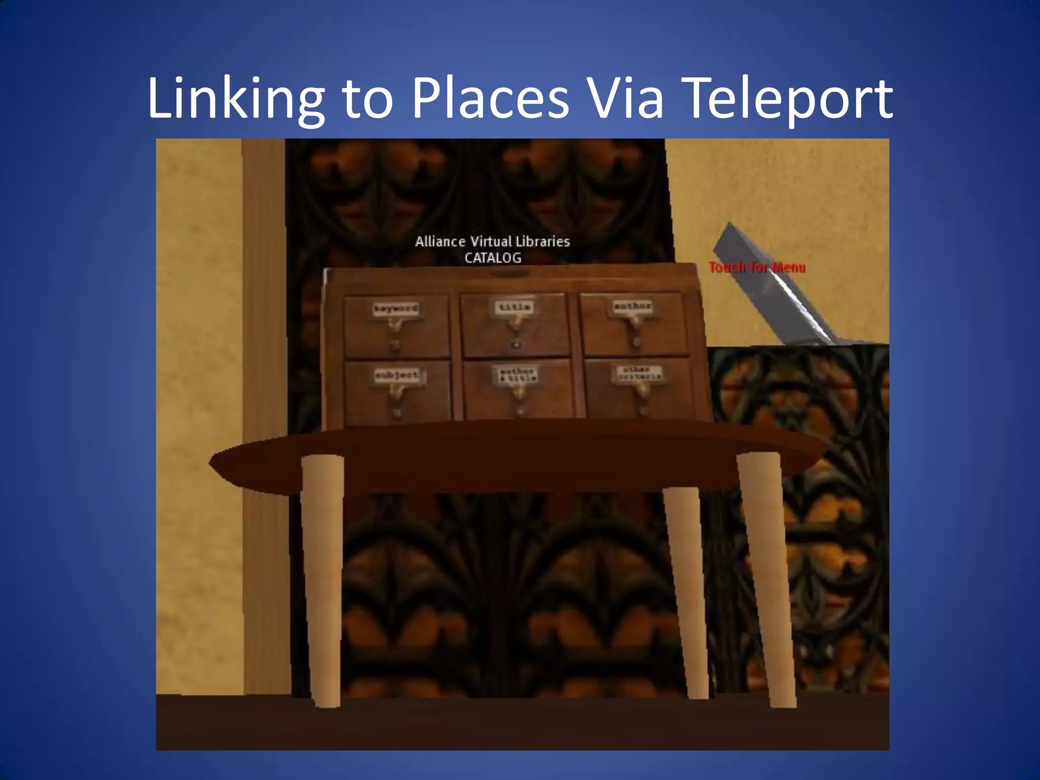 Libraries And Second Life