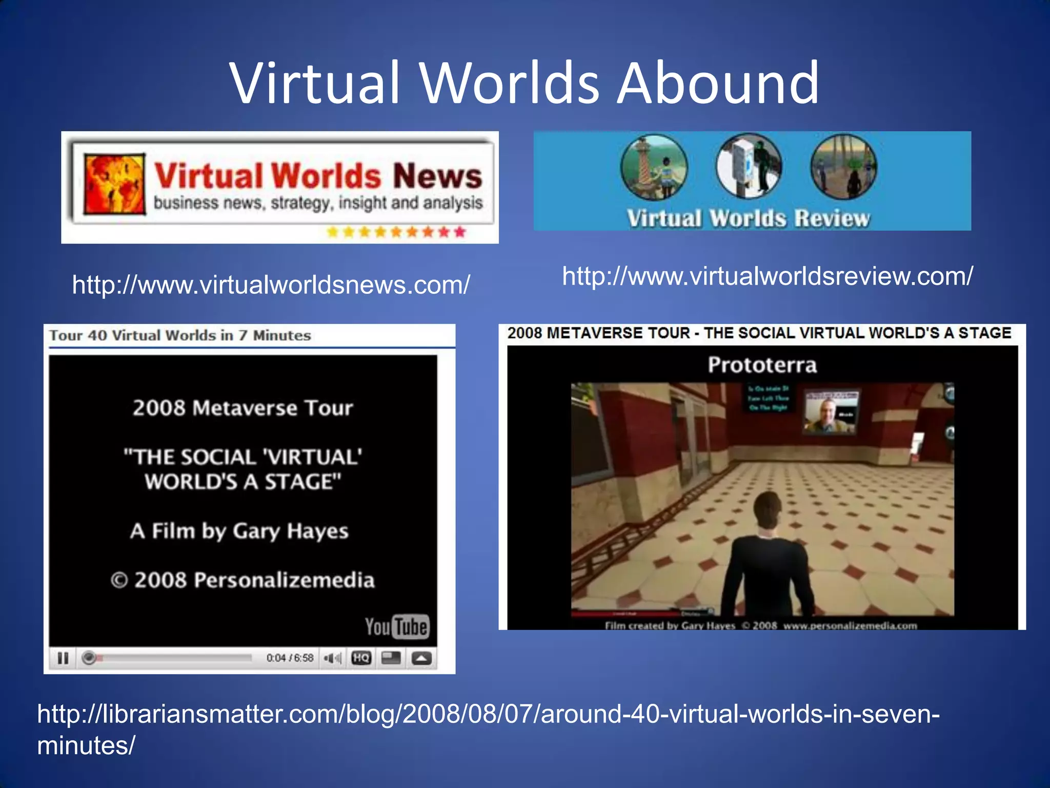 Libraries And Second Life