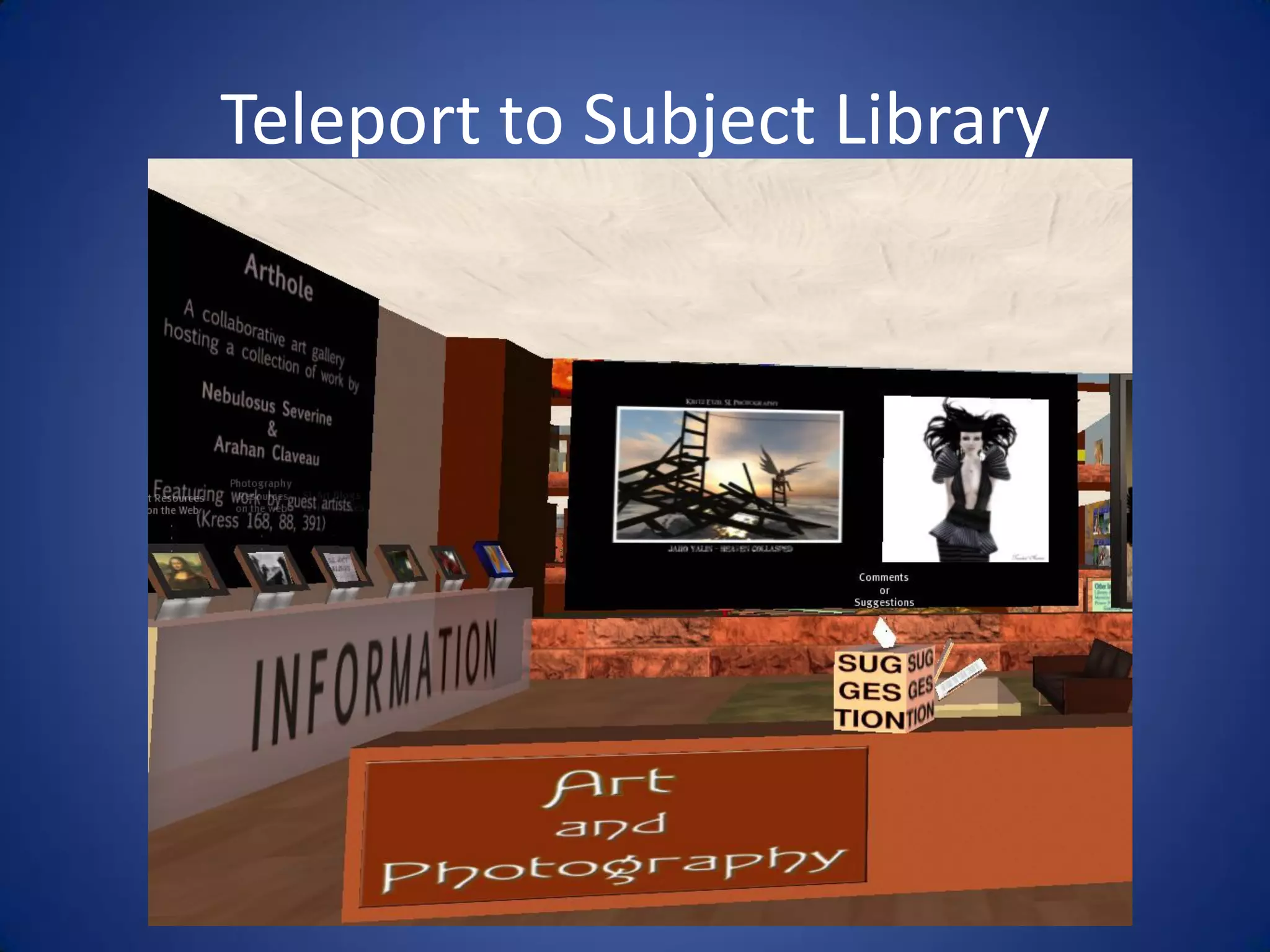 Libraries And Second Life