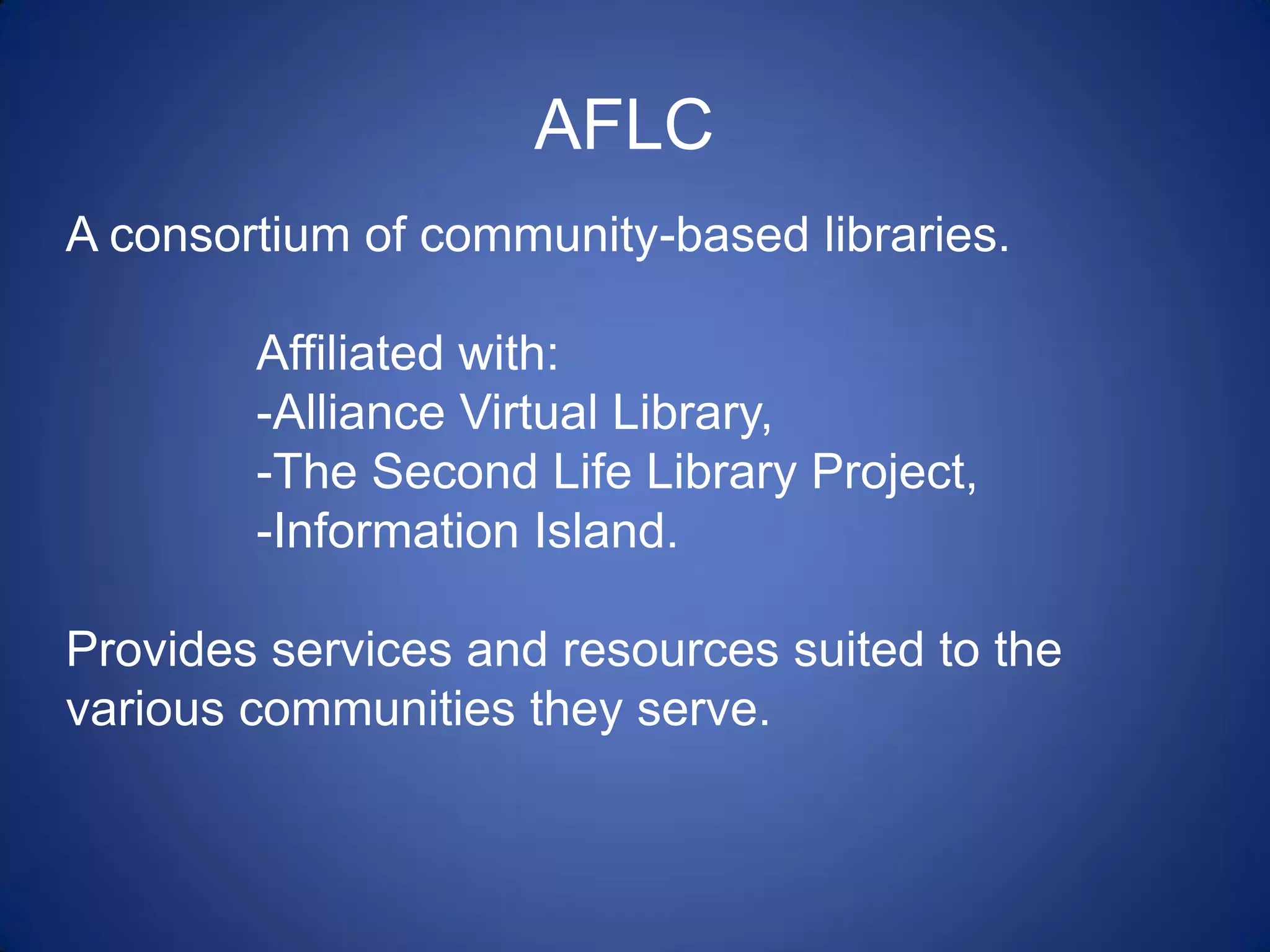 Libraries And Second Life