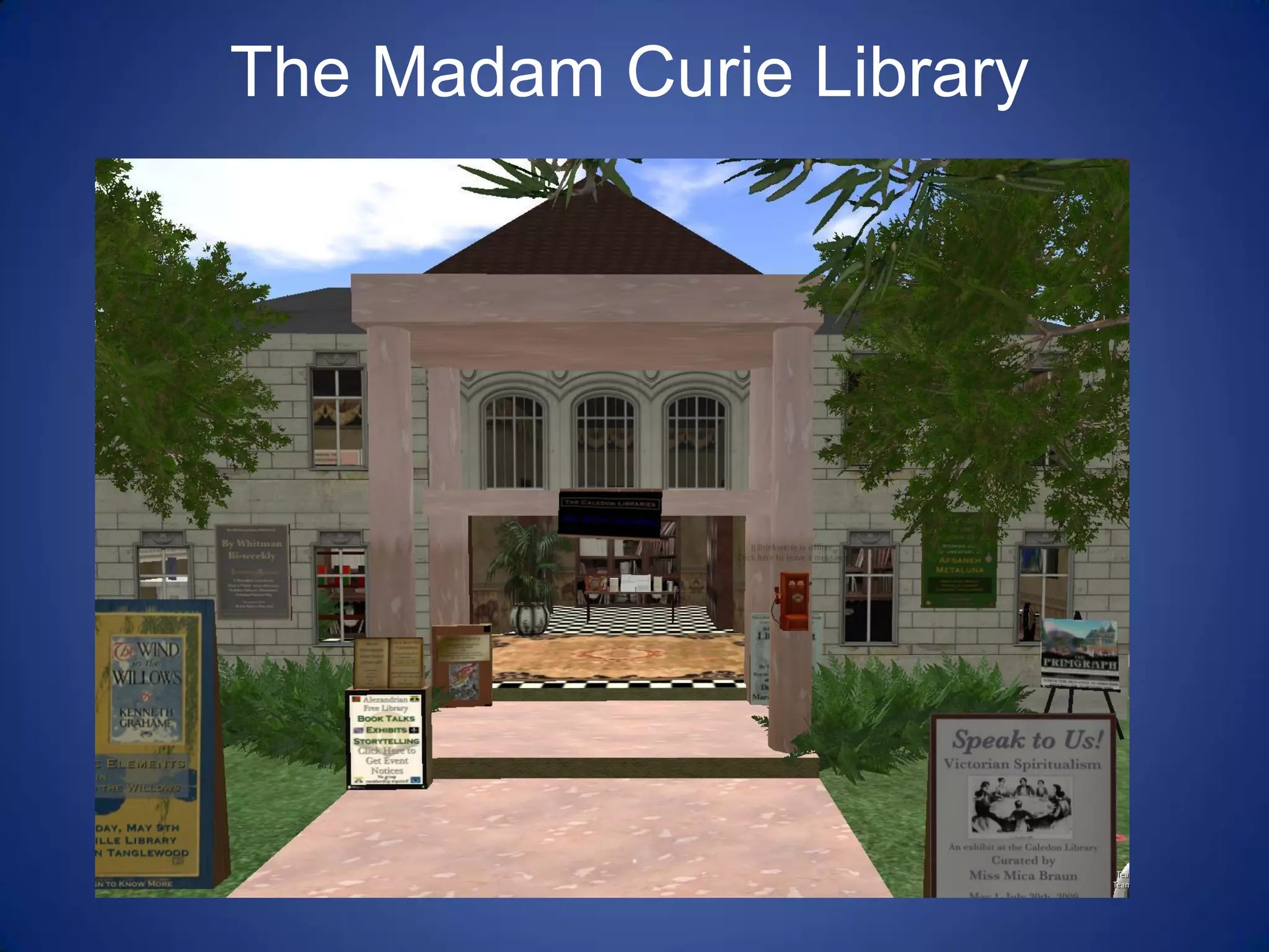 Libraries And Second Life