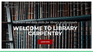 Libraries as data spaces. datasets, skills, career paths