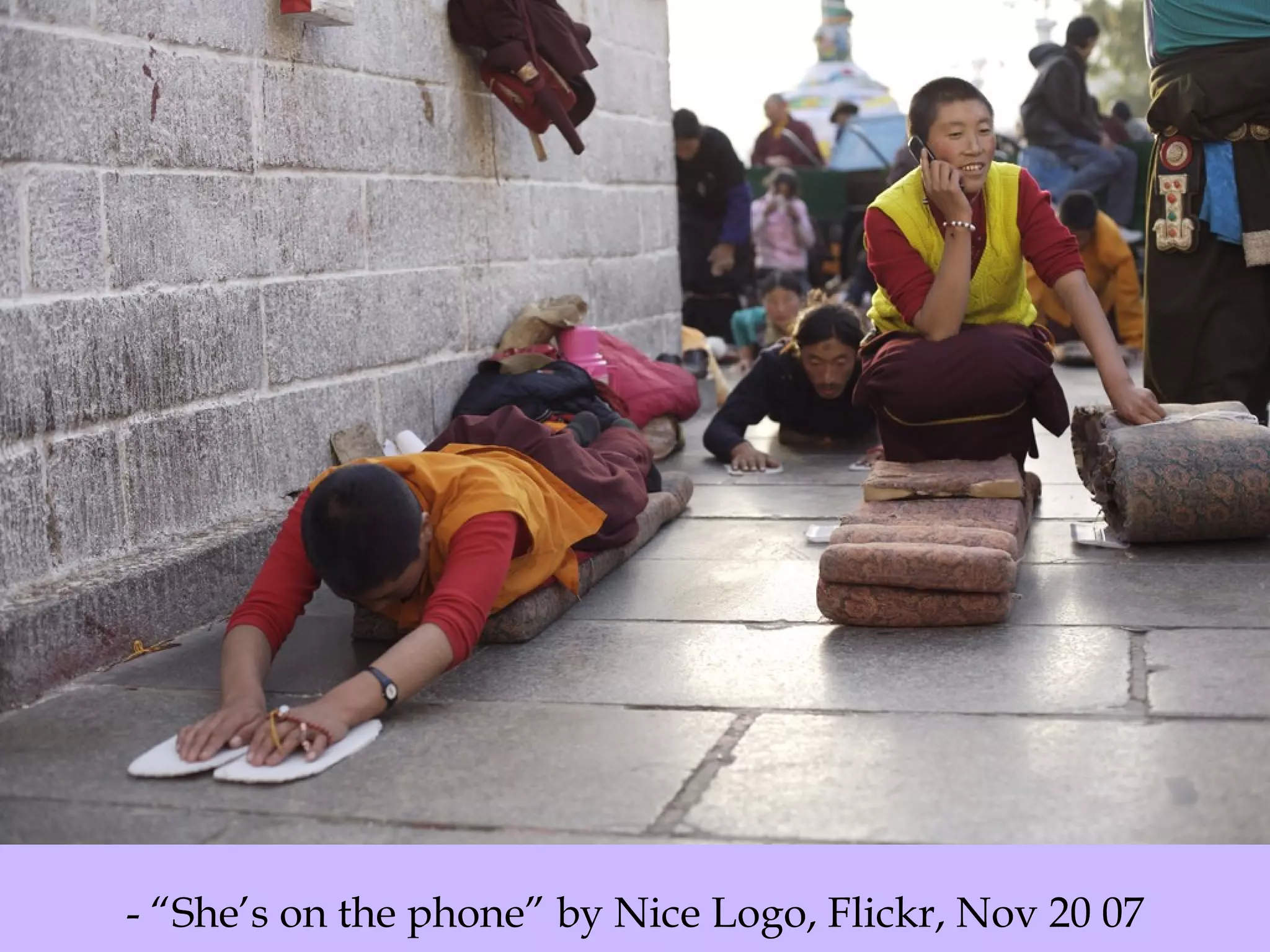 - “She’s on the phone” by Nice Logo, Flickr, Nov 20 07 