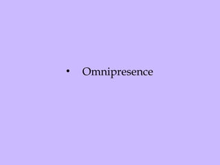 Omnipresence 
