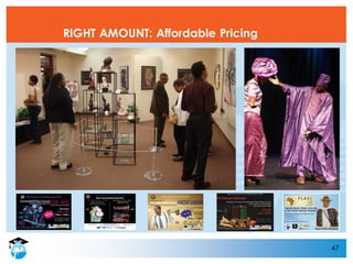 47
RIGHT AMOUNT: Affordable Pricing
 