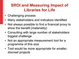 Libraries for Life and SROI - Presentation for York v1.0.ppt