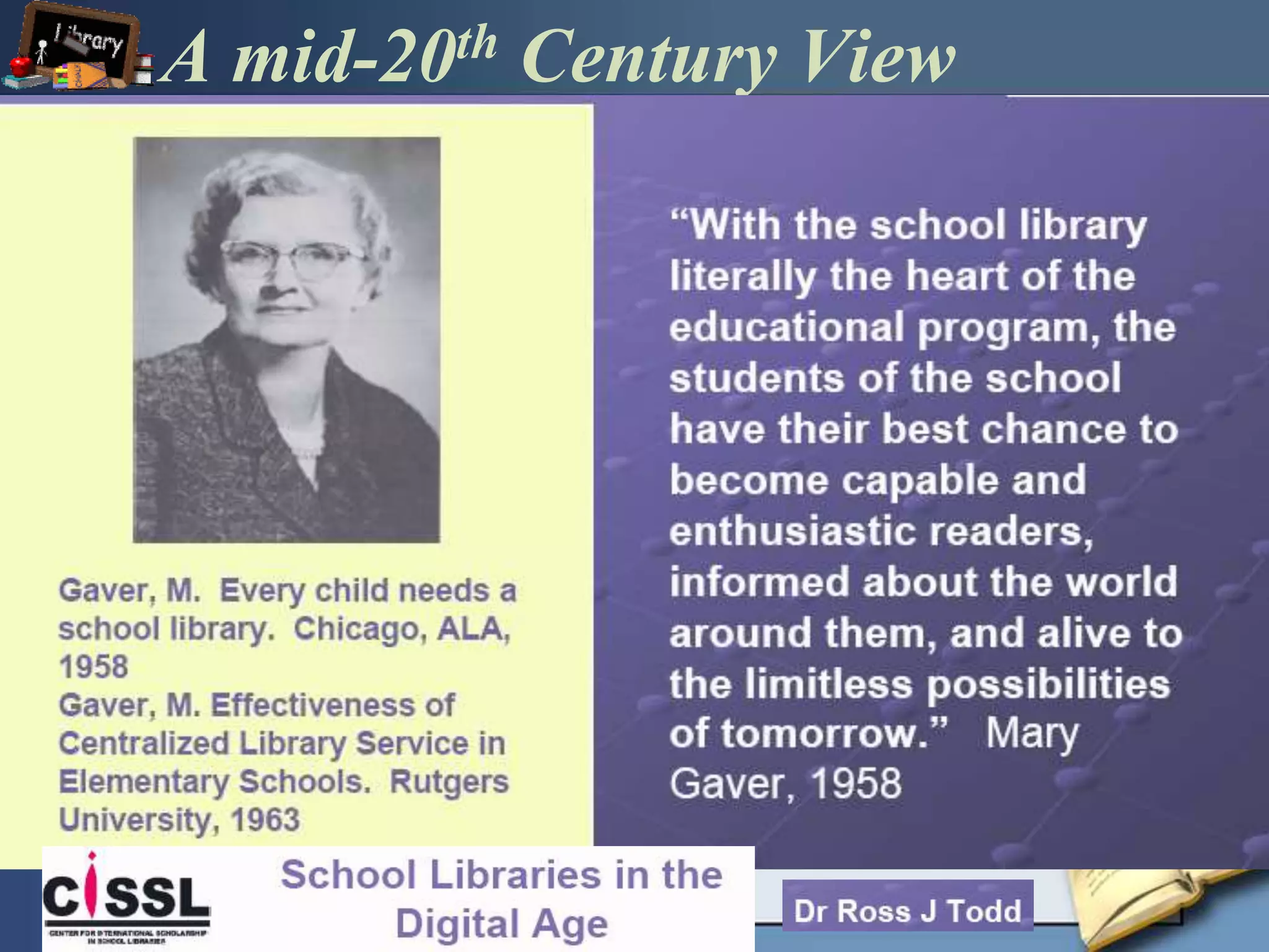 A mid-20th Century View