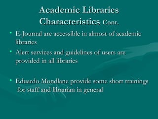 Libraries In Mozambique Corrected | PPT | Africa Travel | Travel Locations