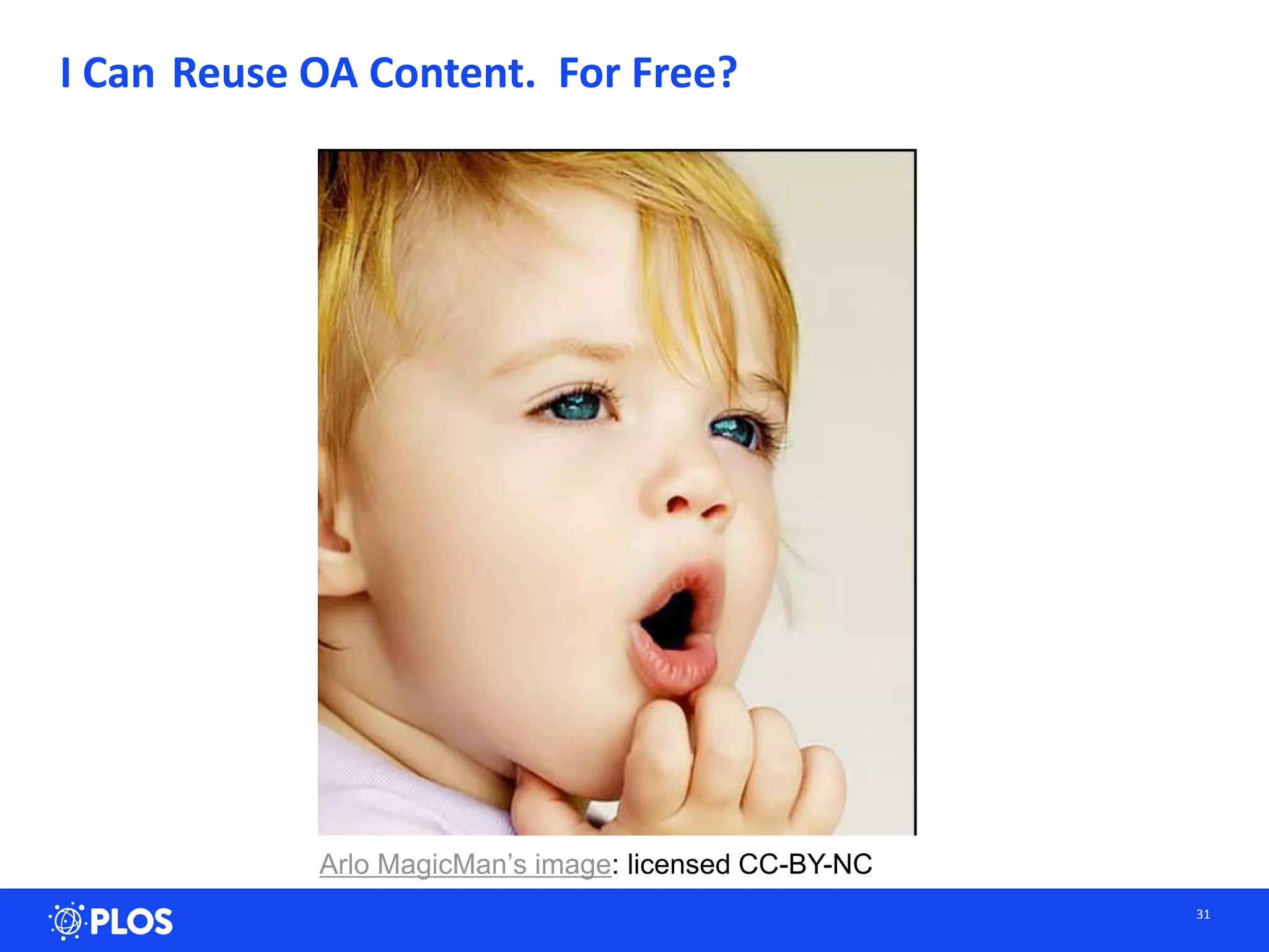 I Can Reuse OA Content. For Free?
31
Arlo MagicMan’s image: licensed CC-BY-NC
 