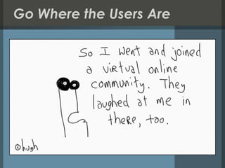 Go Where the Users Are 