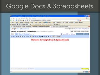 Google Docs & Spreadsheets 
