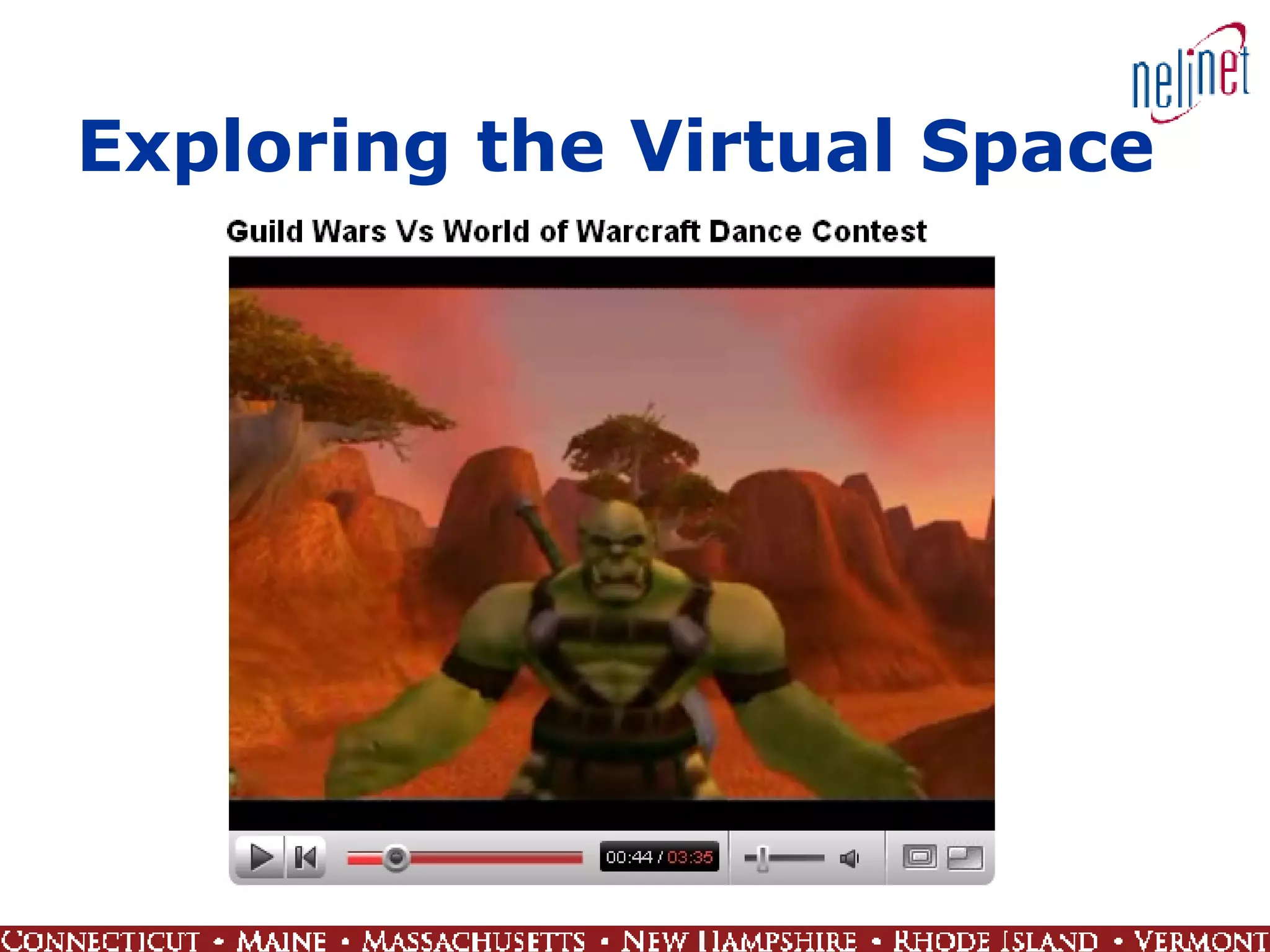 Exploring the Virtual Space 