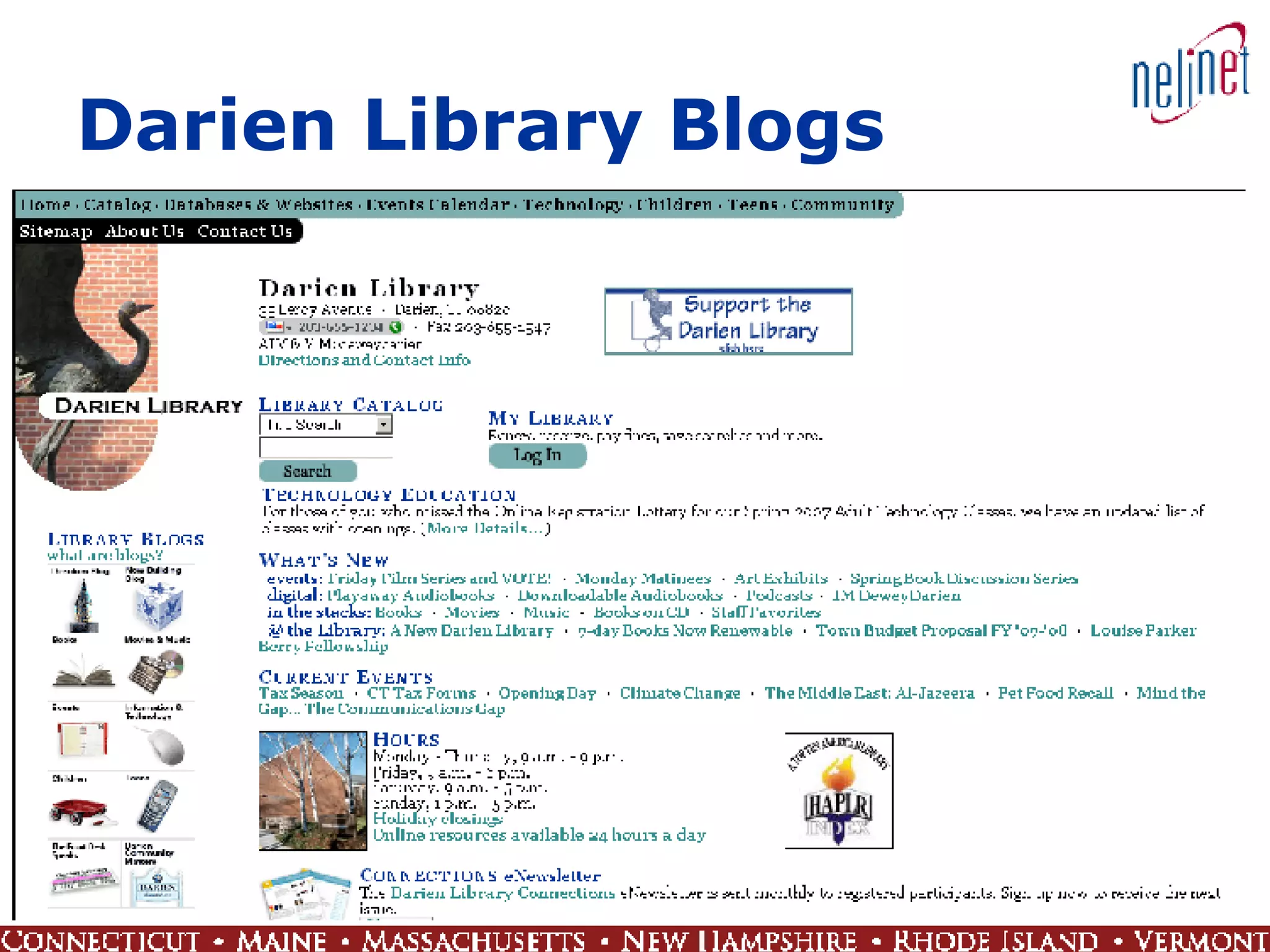 Darien Library Blogs 
